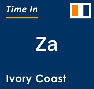 Current local time in Za, Ivory Coast