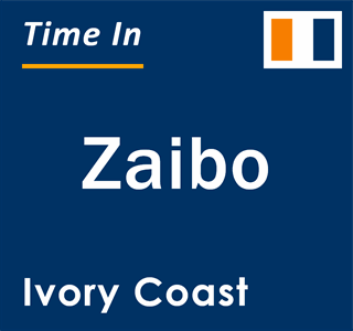 Current local time in Zaibo, Ivory Coast