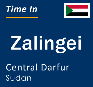 Current local time in Zalingei, Central Darfur, Sudan