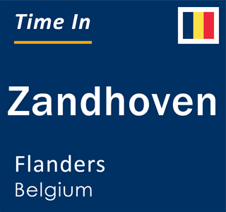 Current local time in Zandhoven, Flanders, Belgium