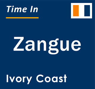 Current local time in Zangue, Ivory Coast