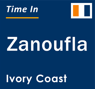 Current local time in Zanoufla, Ivory Coast