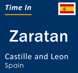 Current local time in Zaratan, Castille and Leon, Spain