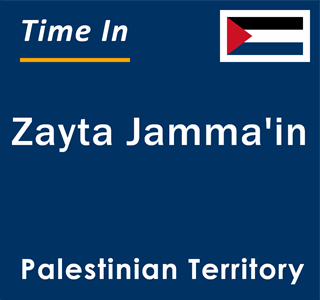 Current local time in Zayta Jamma'in, Palestinian Territory