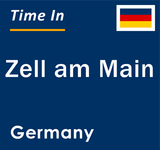 Current local time in Zell am Main, Germany