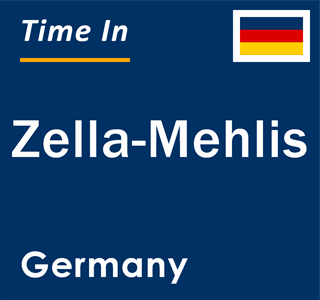 Current local time in Zella-Mehlis, Germany