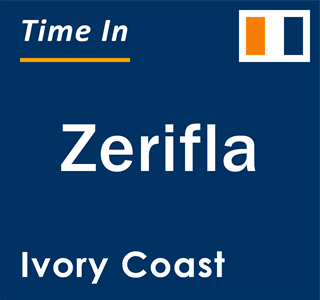 Current local time in Zerifla, Ivory Coast