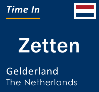 Current local time in Zetten, Gelderland, The Netherlands