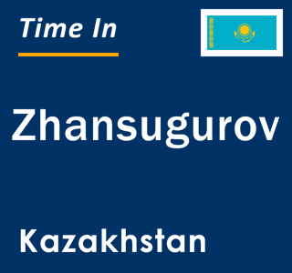 Current local time in Zhansugurov, Kazakhstan