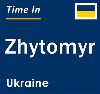 Current local time in Zhytomyr, Ukraine