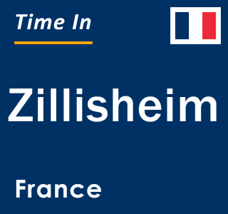 Current local time in Zillisheim, France