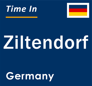 Current local time in Ziltendorf, Germany