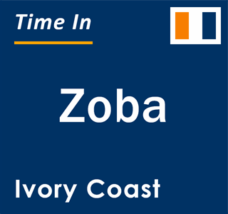 Current local time in Zoba, Ivory Coast