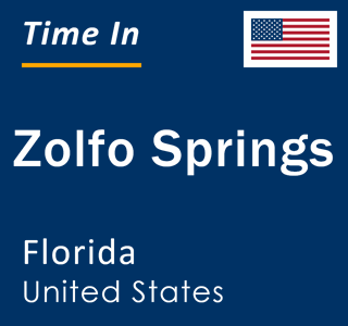 Current local time in Zolfo Springs, Florida, United States