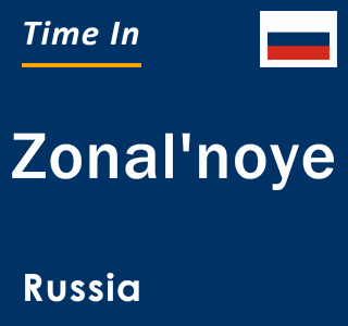 Current local time in Zonal'noye, Russia