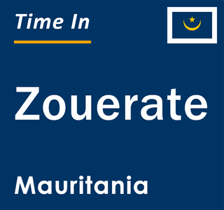 Current local time in Zouerate, Mauritania