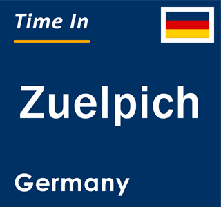 Current local time in Zuelpich, Germany