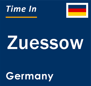 Current local time in Zuessow, Germany