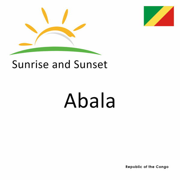 Sunrise and sunset times for Abala, Republic of the Congo