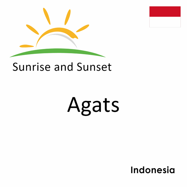 Sunrise and sunset times for Agats, Indonesia