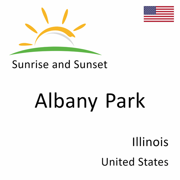 Sunrise and sunset times for Albany Park, Illinois, United States