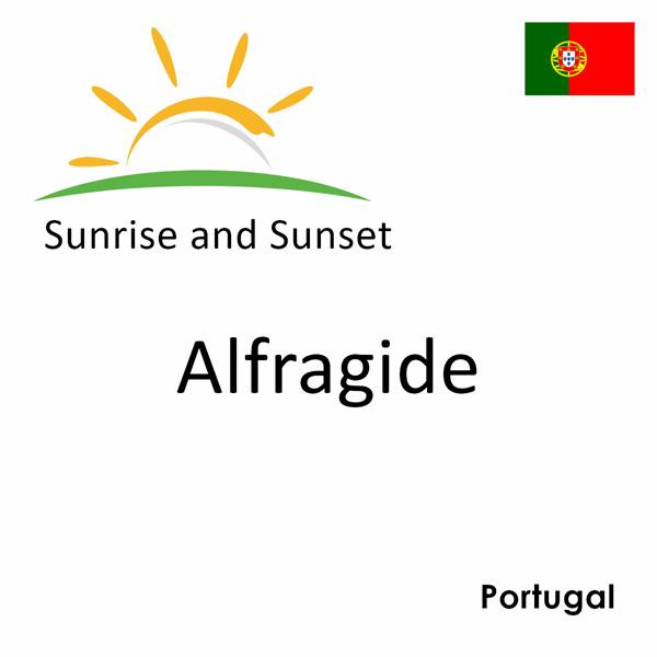 Sunrise and sunset times for Alfragide, Portugal