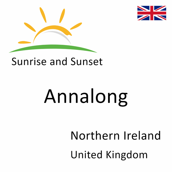 Sunrise and sunset times for Annalong, Northern Ireland, United Kingdom