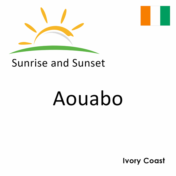 Sunrise and sunset times for Aouabo, Ivory Coast