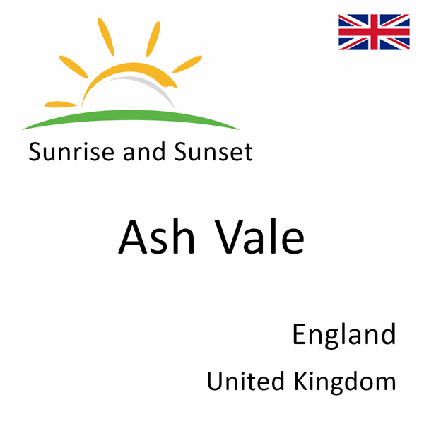 Sunrise and sunset times for Ash Vale, England, United Kingdom