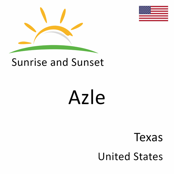 Sunrise and sunset times for Azle, Texas, United States