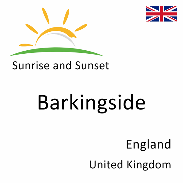 Sunrise and sunset times for Barkingside, England, United Kingdom