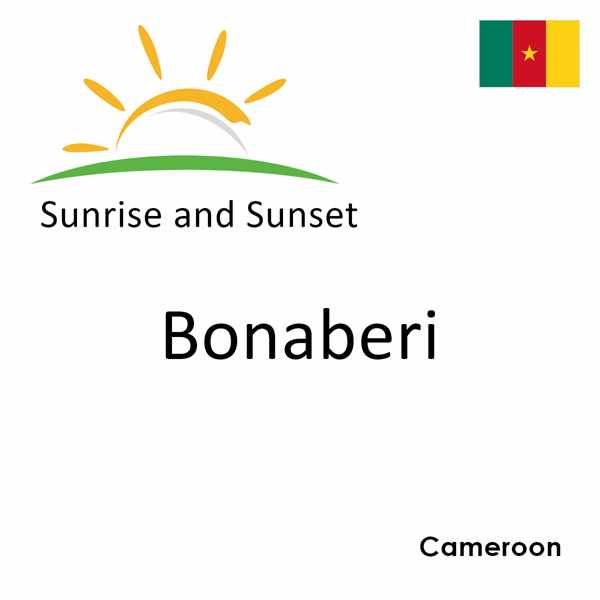 Sunrise and sunset times for Bonaberi, Cameroon