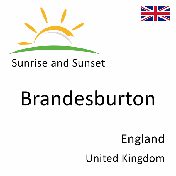 Sunrise and sunset times for Brandesburton, England, United Kingdom