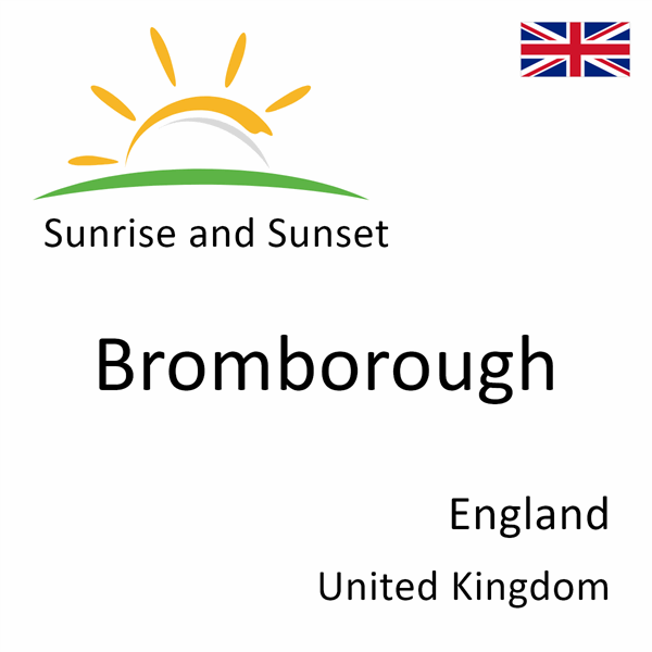 Sunrise and sunset times for Bromborough, England, United Kingdom