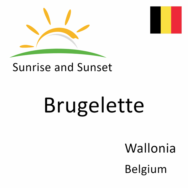 Sunrise and sunset times for Brugelette, Wallonia, Belgium