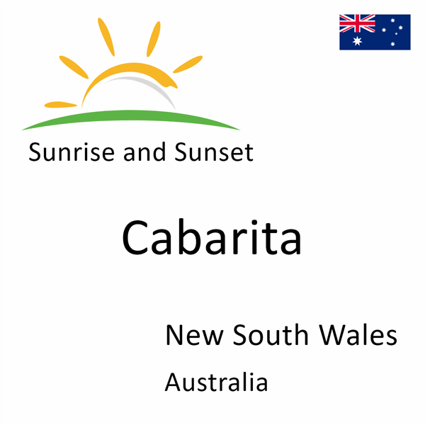 Sunrise and sunset times for Cabarita, New South Wales, Australia