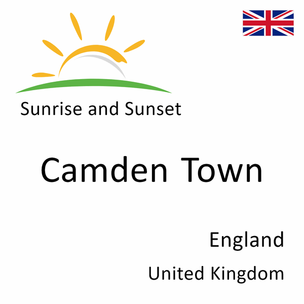 Sunrise and sunset times for Camden Town, England, United Kingdom