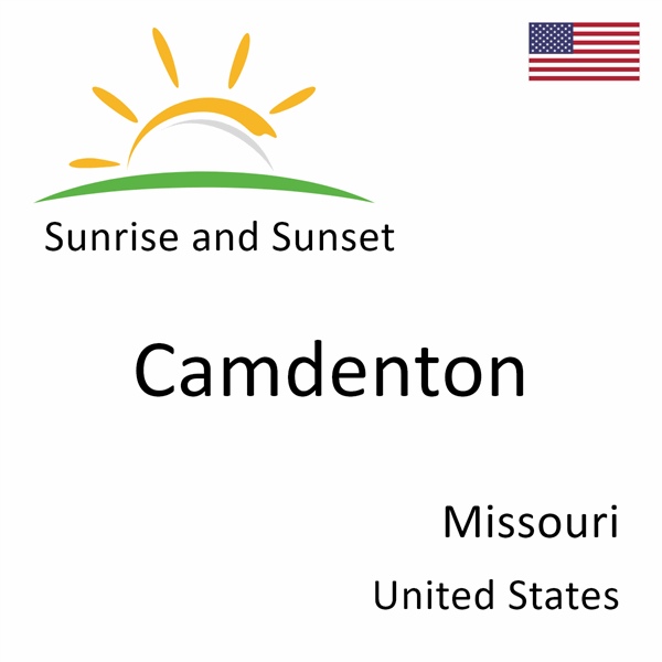 Sunrise and sunset times for Camdenton, Missouri, United States