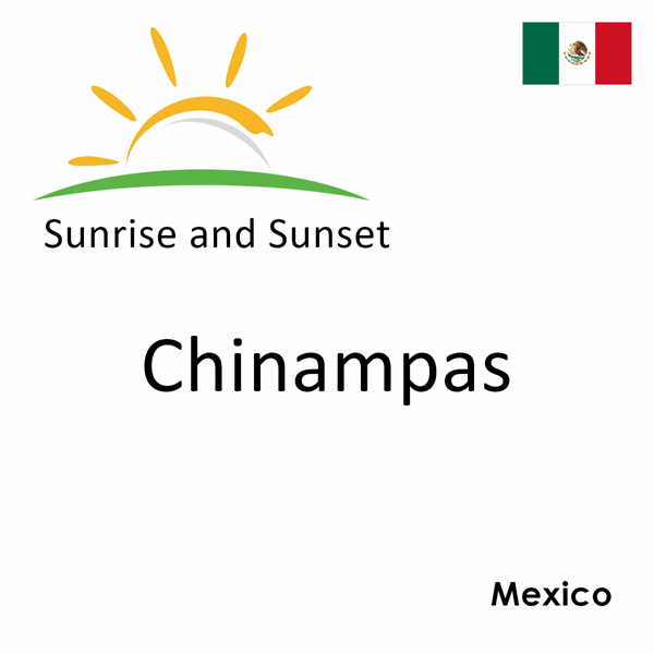 Sunrise and sunset times for Chinampas, Mexico