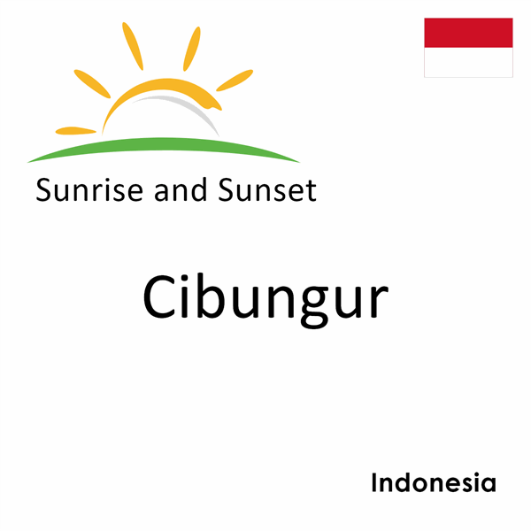 Sunrise and sunset times for Cibungur, Indonesia