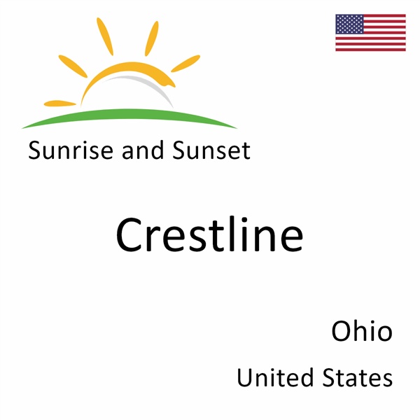 Sunrise and sunset times for Crestline, Ohio, United States