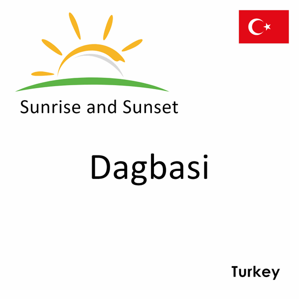 Sunrise and sunset times for Dagbasi, Turkey