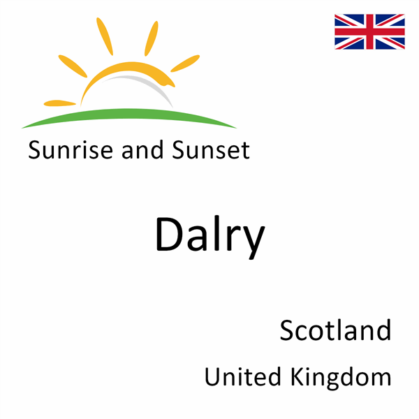 Sunrise and sunset times for Dalry, Scotland, United Kingdom