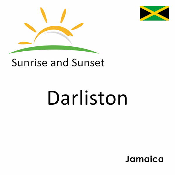 Sunrise and sunset times for Darliston, Jamaica