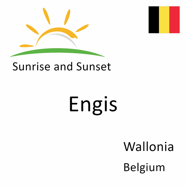 Sunrise and sunset times for Engis, Wallonia, Belgium