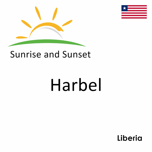 Sunrise and sunset times for Harbel, Liberia