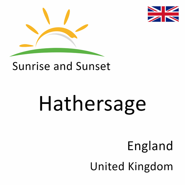 Sunrise and sunset times for Hathersage, England, United Kingdom