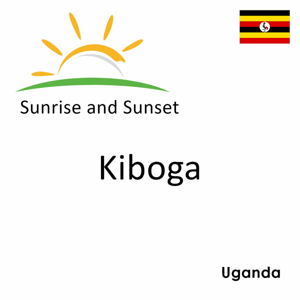 Sunrise and sunset times for Kiboga, Uganda