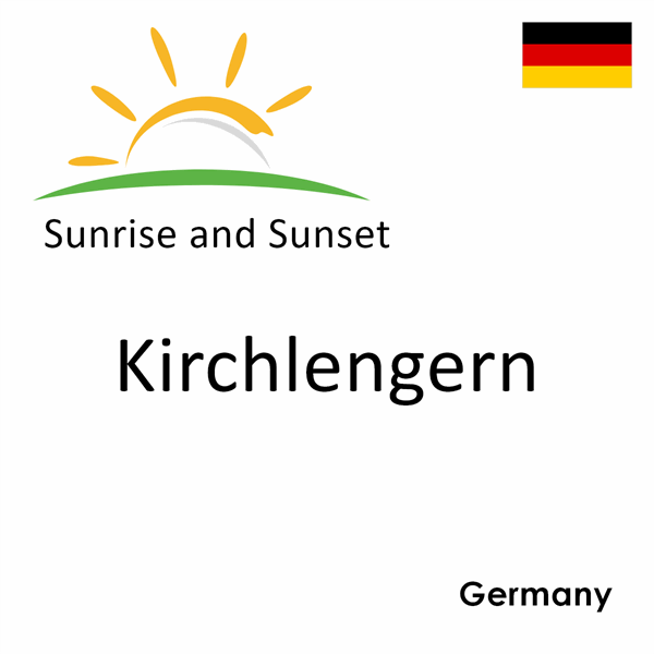 Sunrise and sunset times for Kirchlengern, Germany