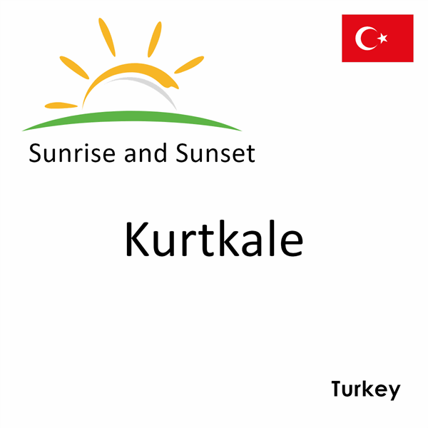 Sunrise and sunset times for Kurtkale, Turkey